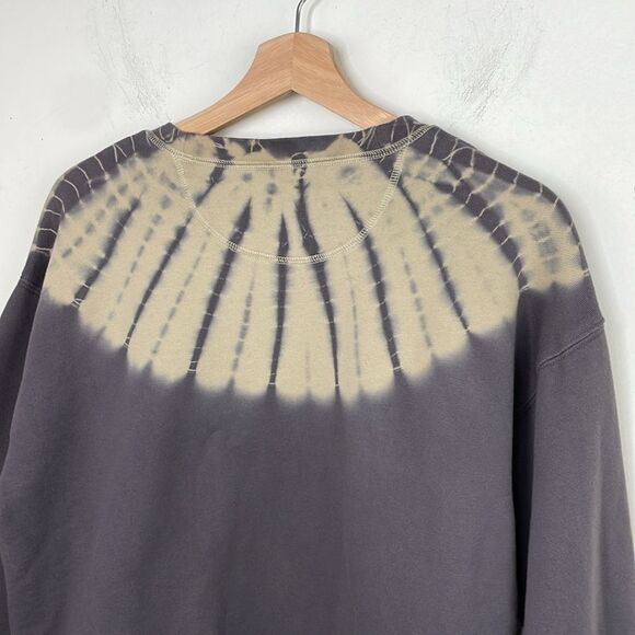 Madewell Tie-Dye Resourced Cotton Swing Sweatshirt Crewneck Small Grey - Picture 7 of 12